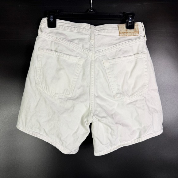 Citizens of Humanity Marlow Vintage Shorts White Denim Button Fly Women's Sz 26 - Picture 8 of 12